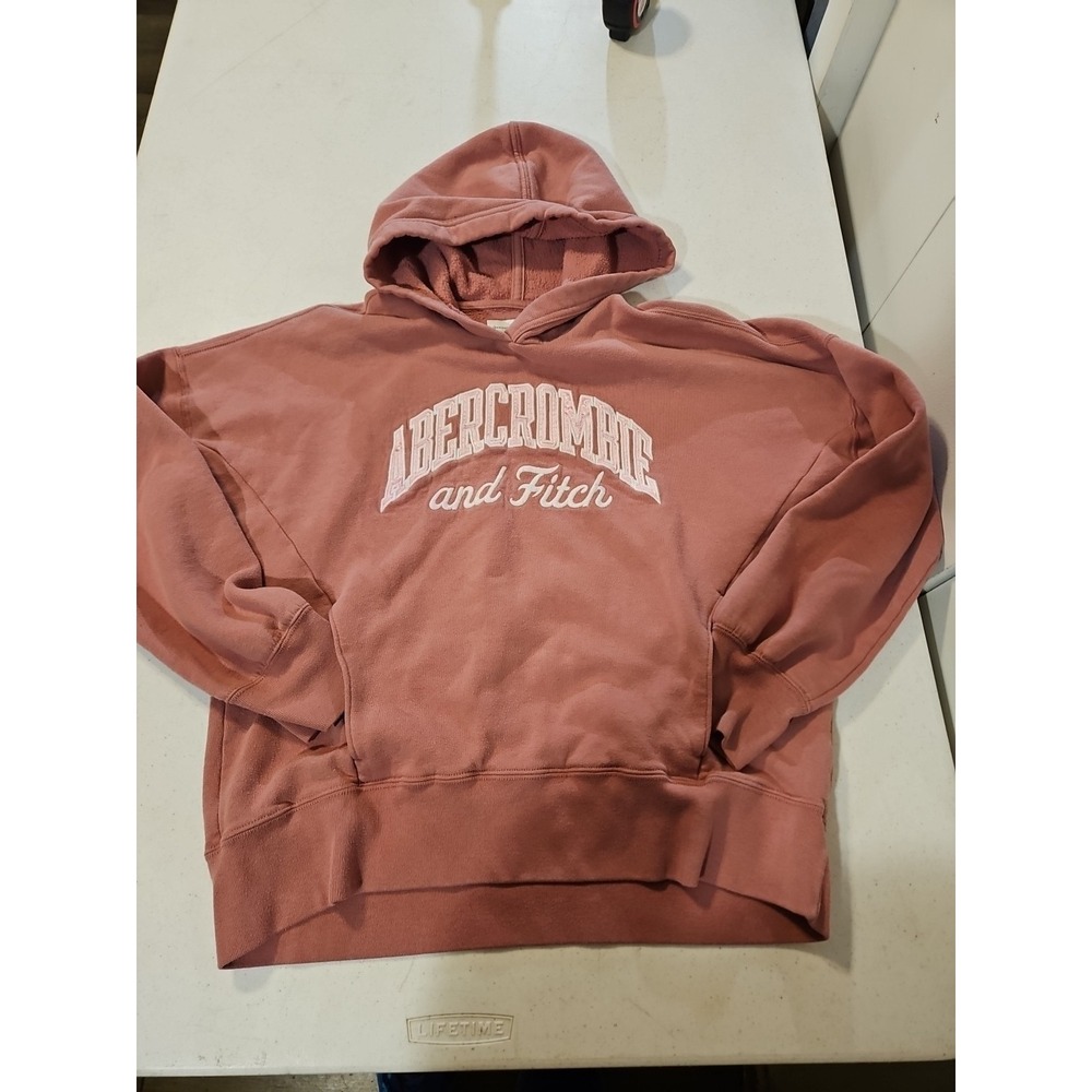 Abercrombie And Fitch Hoodie Vtg Y2K Pullover Pink Abercrombie Kids‎ 17/18(1306